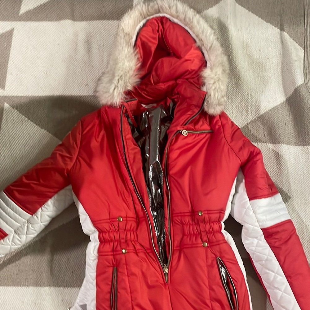 *ReSell* Norwegian RED-WHITE Brand Ski Bib